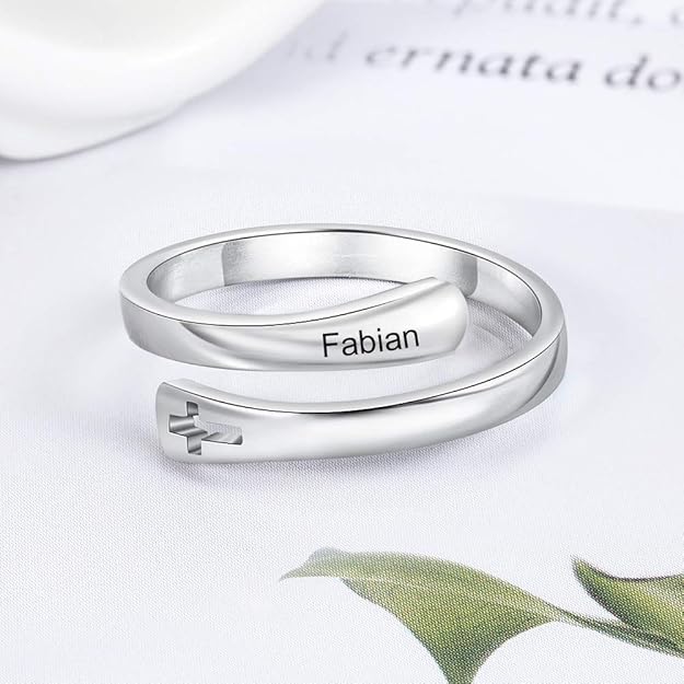 Bague avec gravure personnalisée Clearance