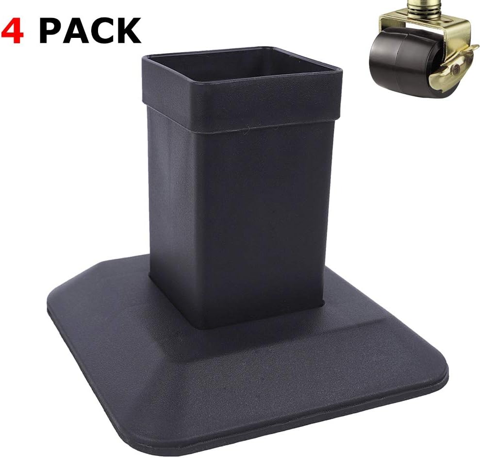 MEETWARM 5.5 Inch Bed Risers Heavy Duty Furniture Riser