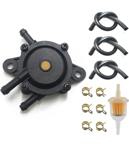 Pompe à Carburant Pour Mikuni Briggs & Stratton - Modèles 808492, 808656, 491922, 691034, 692313 - Plastique Haute Résistance