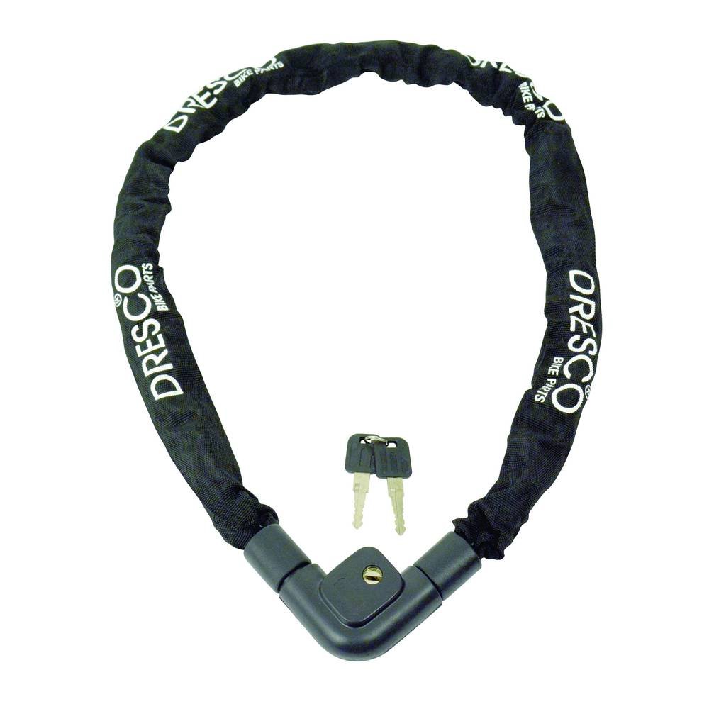 Dresco 5250202 Chain Lock 120 cm Diameter 7 mm with 2 Keys
