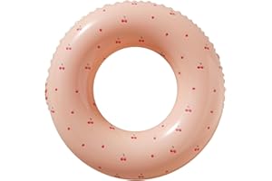 BAITEMJIA Pool Floats for Kids Ages 5-10, Swimming Pool Toys Inflatable Pool Tubes Simple Stripes Cute Swim Rings, Kids Floaties Water Toys for Pool Beach Party