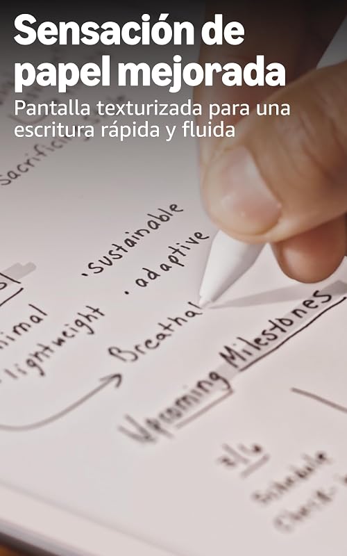 Kindle Scribe (última geração): mais fino, mais leve e mais rápido, com ecrã de 11" semelhante a papel e luz frontal; escrever em cadernos, documentos e livros (32GB)