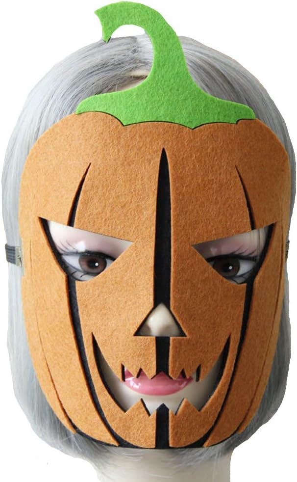 Novelty Halloween Mask Pumpkin Costume Masquerade Mask Boys Girls Women Carnival Handmade