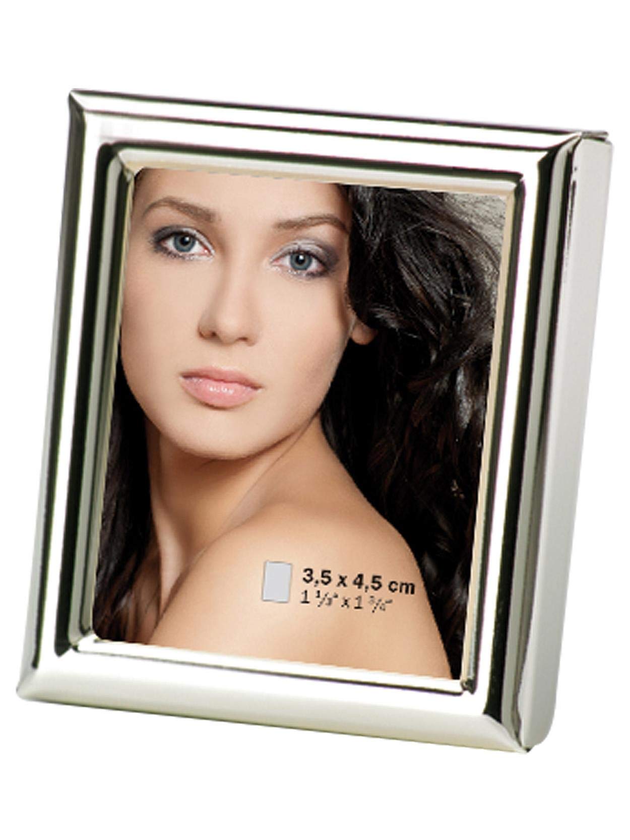 walther design Picture Frame Silver 3,5 x 4,5 cm Chloe Portrait Frame WD354S — image 1