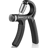 AIXPI Grip Strength Trainer, Hand Grip Exerciser Strengthener with Adjustable Resistance 11-132 Lbs (5-60kg), Forearm Strengthener, Hand Exerciser for Muscle Building and Injury Recover 1 PACK