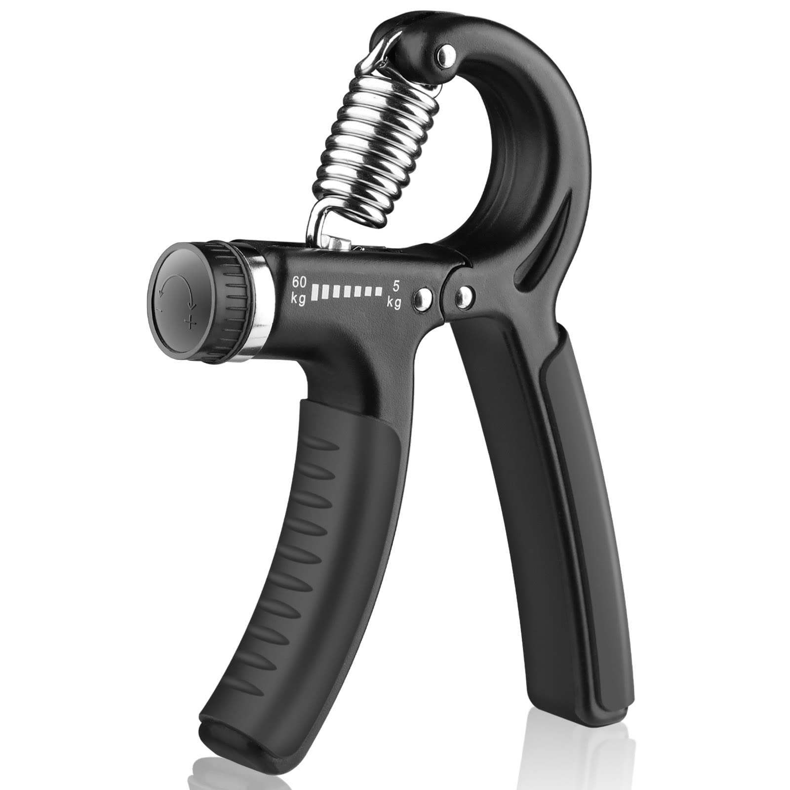 AIXPI Hand Grip Strengthener, Grip Strength Trainer with Adjustable Resistance 11-132 Lbs (5-60kg), Forearm Strengthener, Hand Exerciser for Grip Strength, Muscle Building and Injury Recover