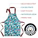 Dinky Dinky - Adjustable Waterproof Kids' Apron with Charming Dog Print - Durable PVC Craft & Cooking Apron for Young Chefs & Artists, Easy to Clean - Unisex Design