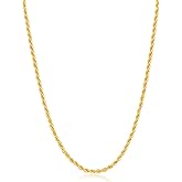 Fiusem 18K Gold Plated Rope Chain for Men, 18K Gold Plated/Black Chain Necklace, Stainless Steel Necklace for Men and Women, Valentine's Day Jewelry Gifts