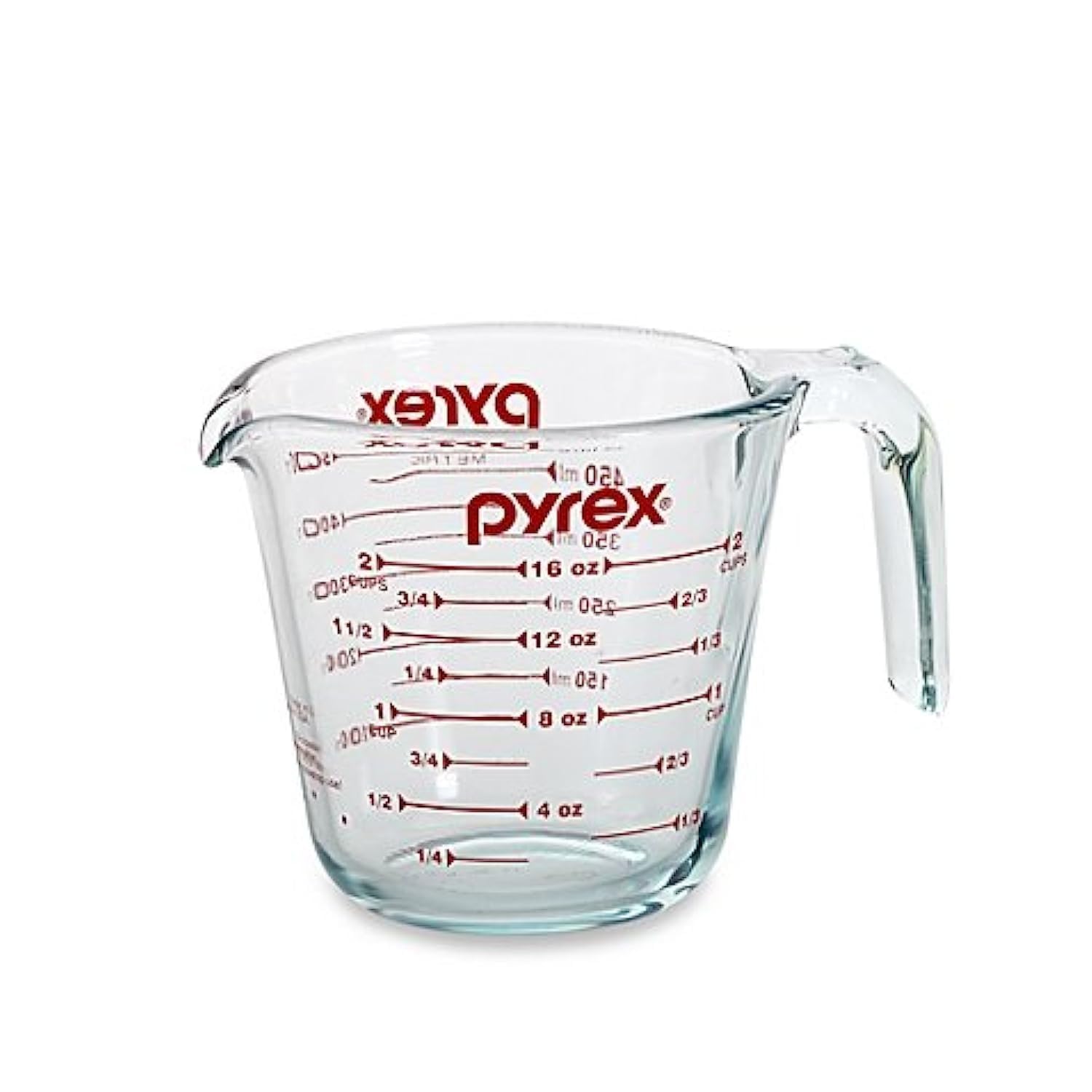 Photo 1 of Pyrex Prepware 6001075 Measuring Cup, Red Graphics, Clear
