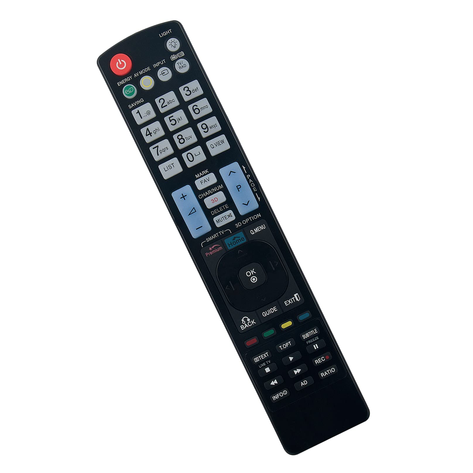 AKB72914066 Replaced Remote Control - VINABTY Compatible with LG Smart TV AKB72914066 remote control 50PZ950U 55LK530 32LW5700 42LK530 42LK550 47LW9500 60PZ950U 65LW6500