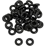 uxcell 50 x Black Nitrile Rubber O Ring Grommets Seal Washer 5mm x 11mm x 3mm