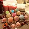 Bath Bombs Gift Set Natural Bath Supplies 9 Pcs Bath Set For Women Fragrance Organic Bath Gift Set 4.2 Oz