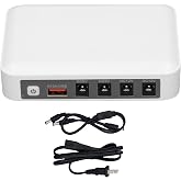 Mini UPS Battery Backup for Router, 6000mAh, Uninterruptible Power Supply | DC 5V/9V/12V Outputs, Compatible with WiFi Routers, Security Cameras, Fingerprint Scanners, Smartphones