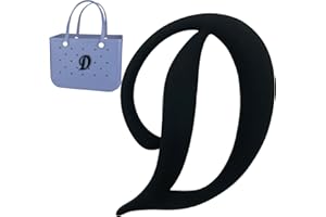 TOYORK Bag Charms for Bogg Bag Accessories Decorative Bogg Bag Charms Insert Alphabet Lettering for Beach Tote Rubber Beach Bag