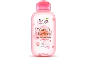 NORATE Makeup Brush Cleaner, Make Up Brush Cleaner Solution, Christmas Gifts Stocking Stuffers for Women, Makeup Cleaner for Makeup Brushes, Makeup Sponge, Deep Clean Makeup Brush Shampoo 4.4 FL.OZ