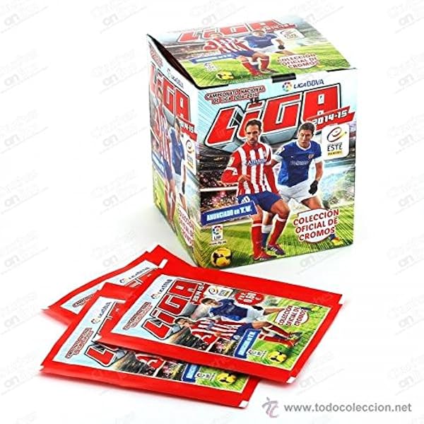 Caja de 50 sobres LIGA ESTE 2014 / 2015, 300 cromos stickers: Amazon.es: Hogar