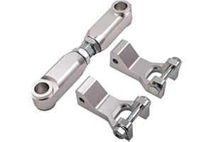 RYTIME Front & Rear Billet Lowering Kit Compatible with Yamaha ATV Raptor 660 660R YFM660R 2001-2005 Raptor 700 700R YFM700 2006-2017 Raptor350 2004-2013