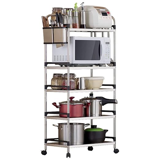 Carro De Servicio Carro De Almacenamiento De Cocina De 5 Niveles ...
