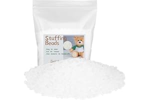 Nitlak 250g/8.8 oz Stuffing Beads, Bean Bag Filler Beads, Stuffing Beads for Stuffed Animals, Craft Stuffing Beads for Weight Stuffed Animal Pillow Bean Bags DIY Crafts