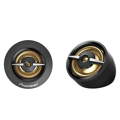 PIONEER A-Series Plus TS-A301TW 20 mm (0.75”) Tweeters (Pair) – 450W Max, Crisp High-Frequency Detail, Easy Add-On for Clarity