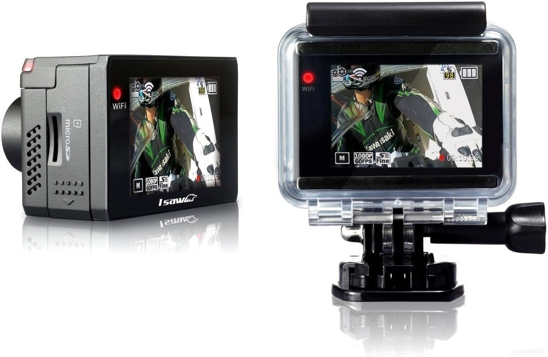 ISAW Extreme 1080p 60fps Fullhd Sony sensor 12mp Ambarella A7 Waterproof 50m