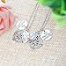 O.RIYA Mother & Daughter No Matter Where Compass Necklaces Set heart, mother daughter necklace set for 2 Half Broken Heart Necklace,Two Piece Double Necklace Set