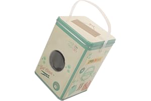 TOVINANNA Large Capacity Laundry Detergent Powder Bin with Lid and Handle, Refillable Sundries Storage Bucket
