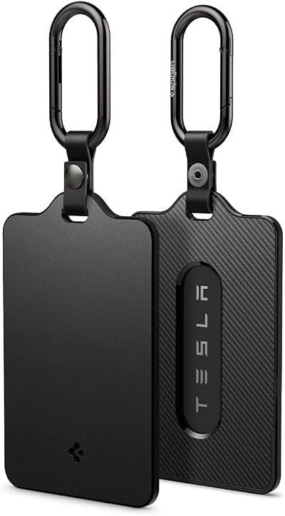 Spigen 2-Pack Tesla Key Card Holder Case Carbon Edition