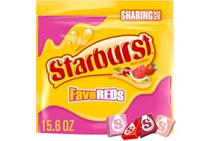 STARBURST FaveREDS Fruit Chews Candy, Chewy Candy, 15.6 oz Sharing Size Bag