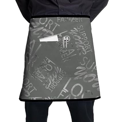 Amazon Com Crazy Hair Don T Care Waist Apron Restaurant Pocket