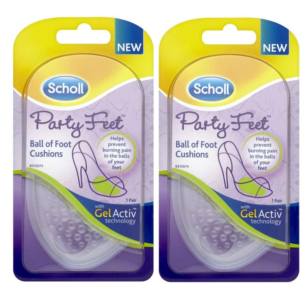 Scholl Party Feet - Ball of Foot, 2 Packs