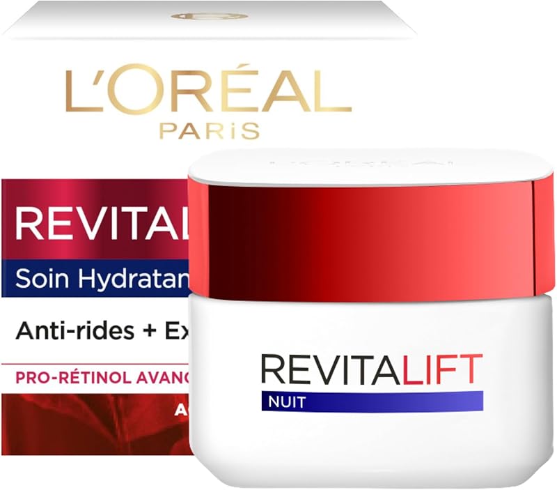 L'Oréal Paris - Revitalift - Soin Nuit Hydratant - Anti-Rides & Extra-Fermeté - Anti-Âge - 50 mL