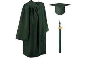 GraduatePro Matte 2024 Kindergarten Graduation Cap and Gown Tassel Set for Preschool Toddler