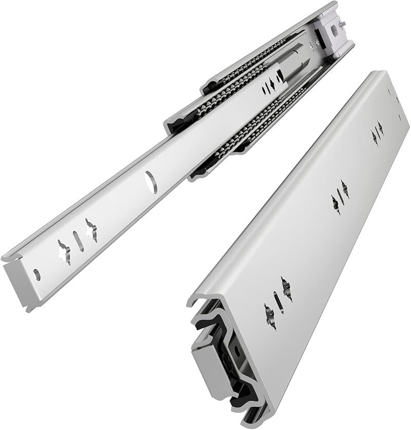 VADANIA 800mm Soft Close Heavy Duty Drawer Slides 120kg 3-Fold Ext