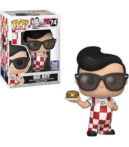 Amazon.com: Funko Pop Bobs Big Boy Hollywood Exclusive 97 : Toys