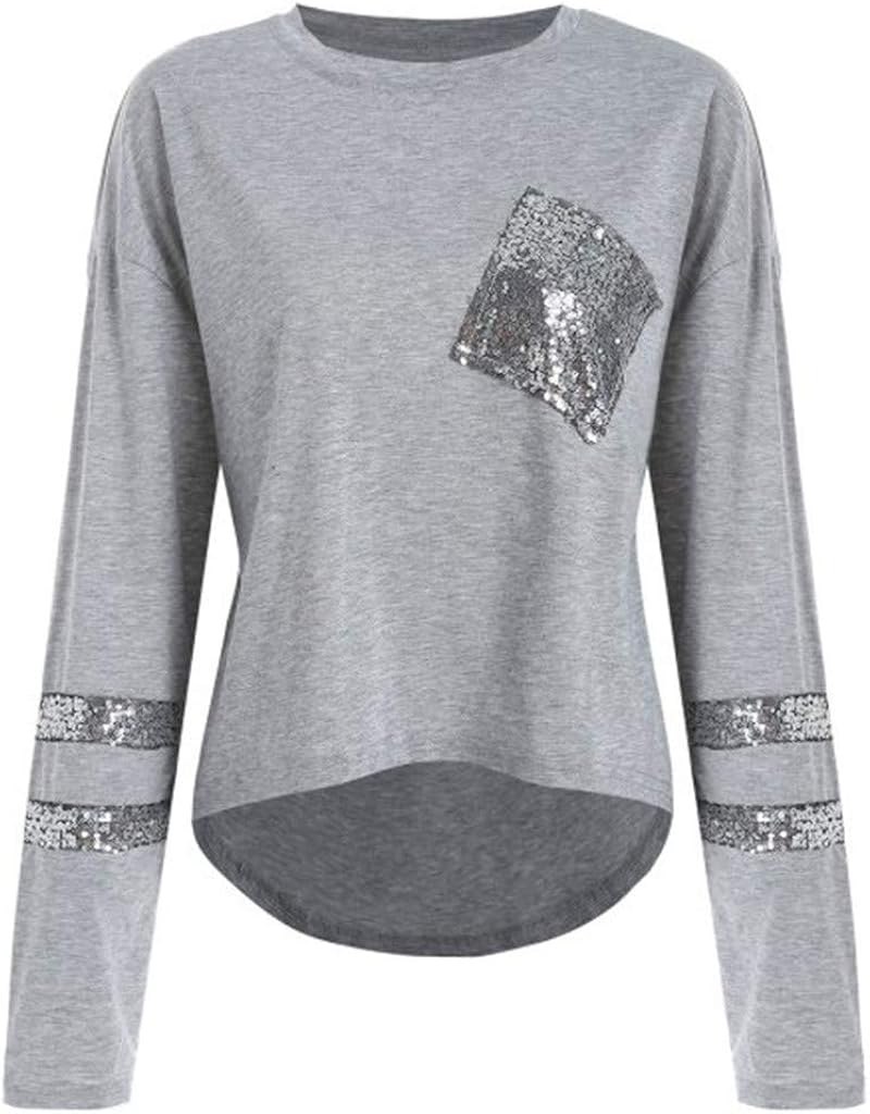 black sequin stripe long sleeve top