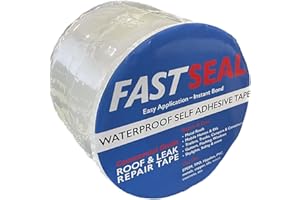 FastSeal RV Roof Tape, 6" x 50' White, RV Sealant Tape for Camper Roof Repair, Trailer Roof Sealant, Stop Camper Roof Leaks, UV-Resistant - Eternabond Equivalent (6" x 50', White)