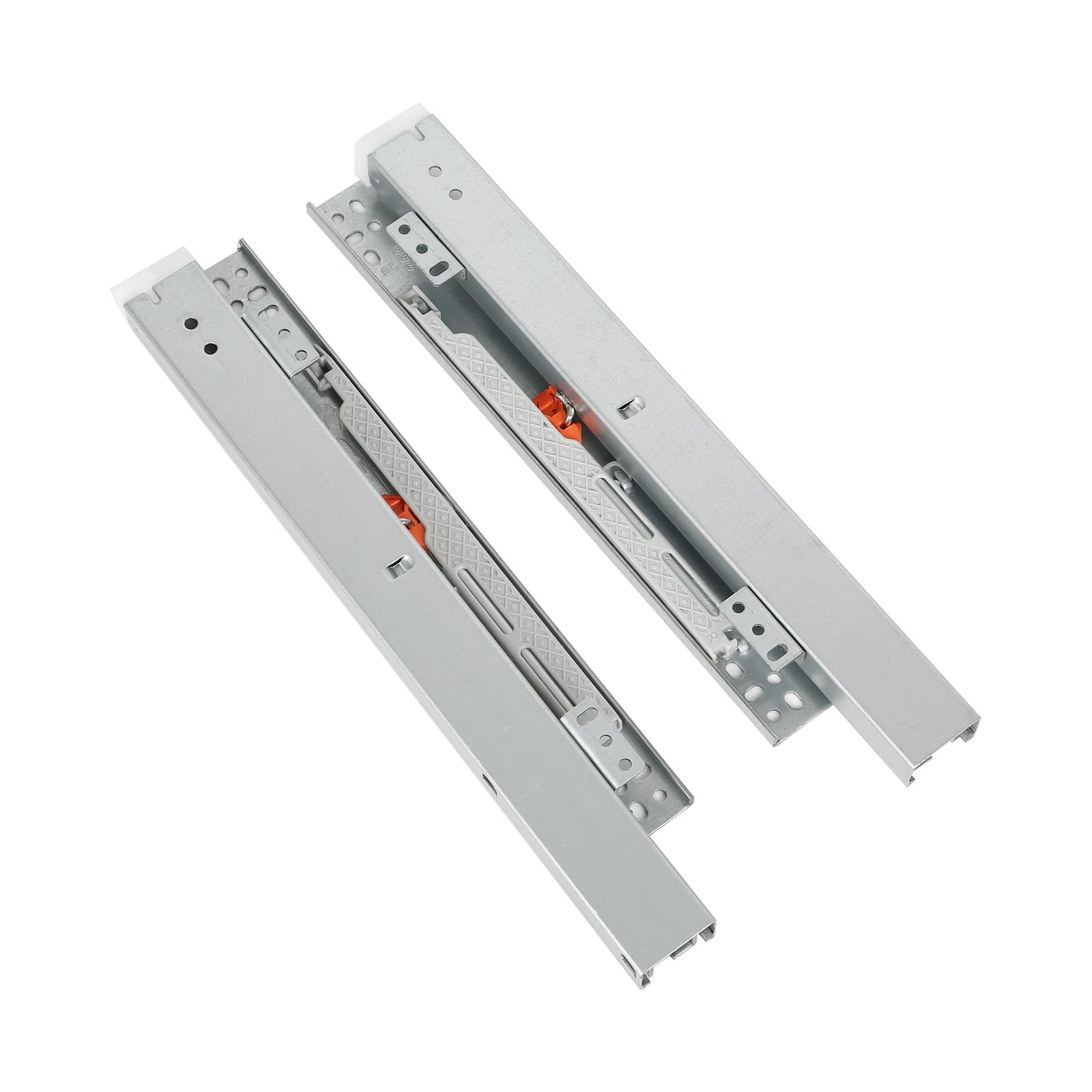 Bottom Mounted Drawer Runners,Soft Close Stainless Steel Drawer Runners 200mm Full Extension Ball Bearing Draw Runners Kitchen Cabinet Replacement Hidden Draw Runners 1 Pair (8inch(200mm))