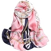 MEISEE 100% Mulberry Silk Long Scarf for Women Large Oblong Sunscreen Shawls Wraps Neck Headscarf Hair Wraps Gift Packed