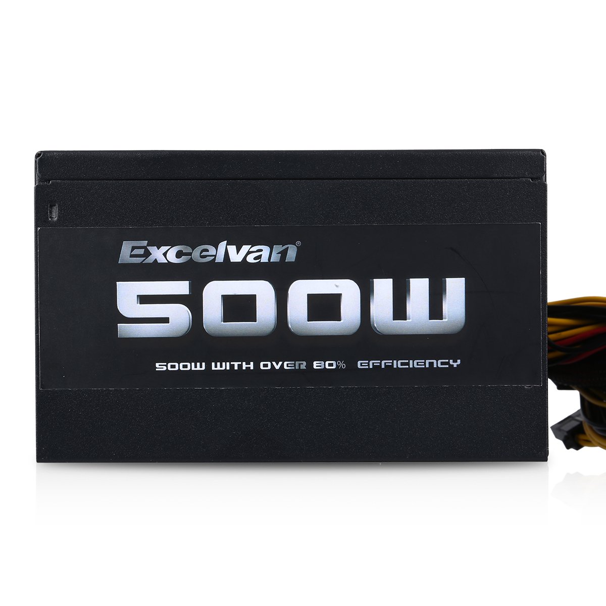 Excelvan ATX Computer Power Supply Desktop PC for Intel AMD PC SATA US (500W)