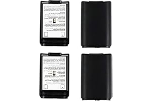 2 Pcs Battery Covers Shell Case for Xbox 360 Wireless Controller, Battery Pack Cover Shell Case Kit for Xbox 360 Wireless Con