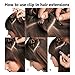 Clip in Hair Extensions Synthetic Full Head Hairpieces Japanese Kanekalon Fiber Thick Long Wavy Curly Soft Silky 8pcs 18clips for Women Fashion and Beauty 24'' / 24 inch (Silver Gray)