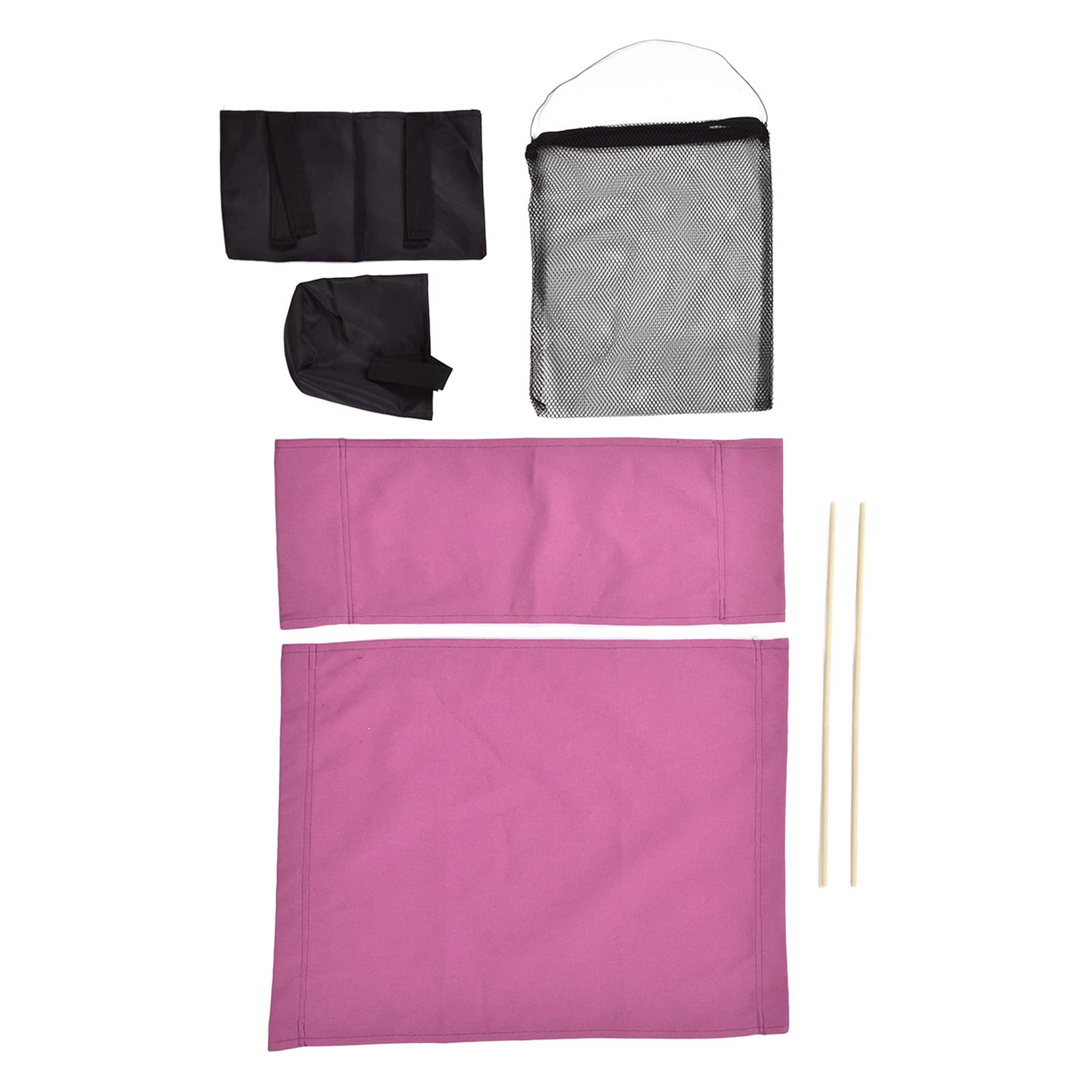 Fdit Canvas Chair Chair, Durable Director Chair Cover Stable For Home (Rose Red)