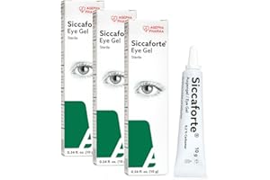 AGEPHA Siccaforte Eye Gel for Dry Eyes with Carbomer | Moisturising and Healing for Fresh Eyes | Soothes Irritated and Sore Eyes | Suitable for Day Time Use | Long Term Relief
