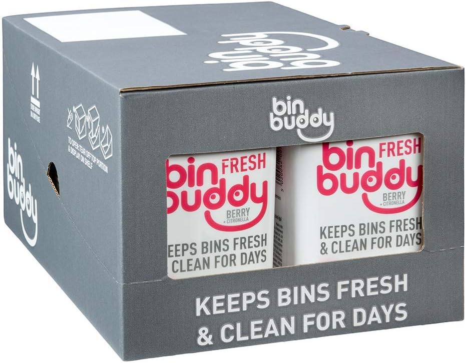 Bin Buddy Fresh Berry Blast Bin Freshner 450 g, Pack of 6