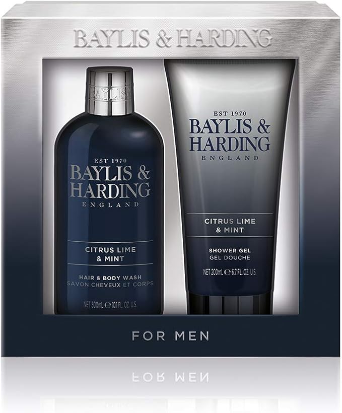 Baylis & Harding Men's Citrus Lime & Mint Grooming Duo Gift Set Amazon