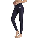 Ubestyle UPF 50+ High Waist Women's Swim Pants Swim Leggings Swimming Tights Rash Guard Pants Sun Protective