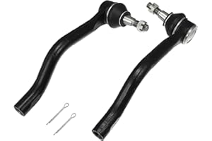 X AUTOHAUX 2pcs Front Outer Tie Rod End Links Suspension Steering Tie Rod End ES800357 ES800358 for Nissan Altima 2007-2015 for Nissan Maxima 2009-2018