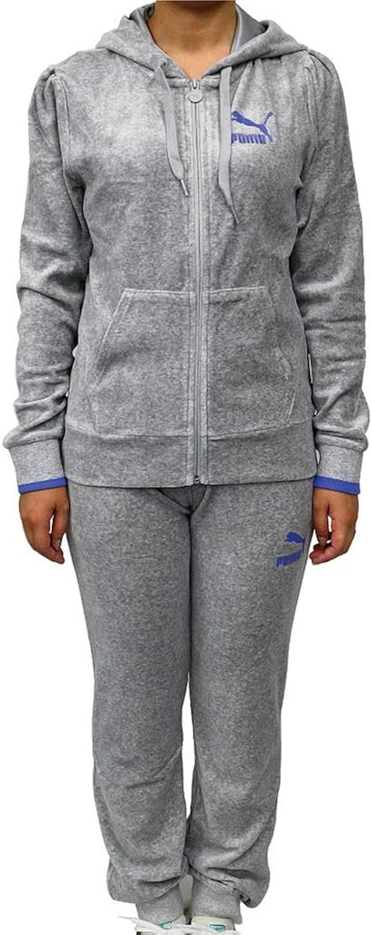 プーマ トレーニングウェア ベロア Ilp セットアップ ジャケット パンツ レディース 03 グレー S フィットネス トレーニング ジャケット 通販 Amazon