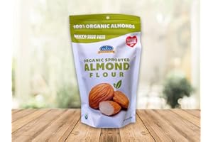 Manna Organics Organic Sprouted Almond Flour, keto friendly, whole almond flour, GMO free, kosher, gluten free, grain free, vegan
